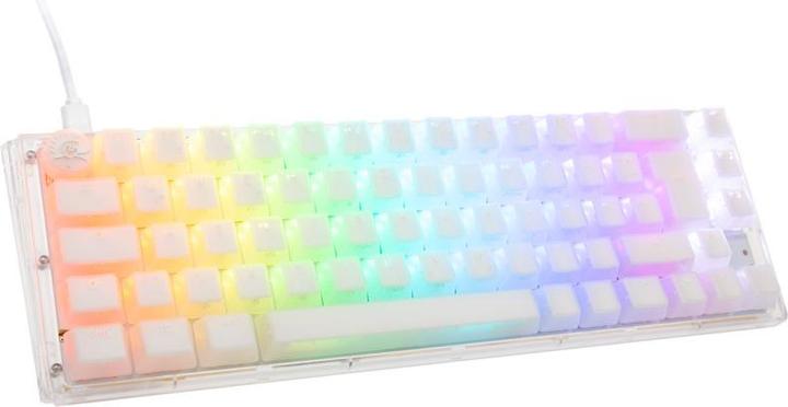 Immagine prodotto Ducky Tastiera da gioco One 3 Aura White SF, LED RGB - MX-Blue (DE, Cablato)