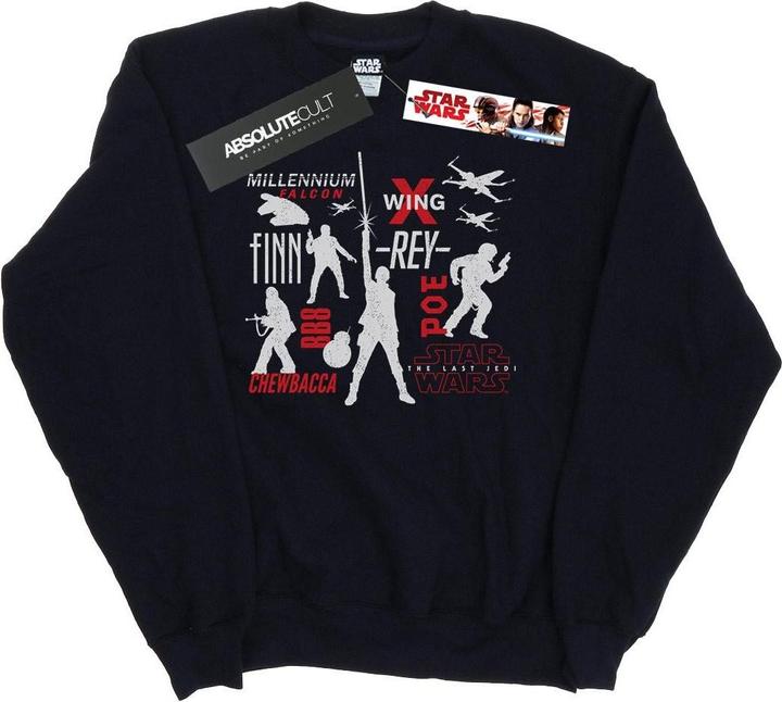 Star Wars The Last Jedi Rebellion Silhouettes Sweatshirt (3XL)
