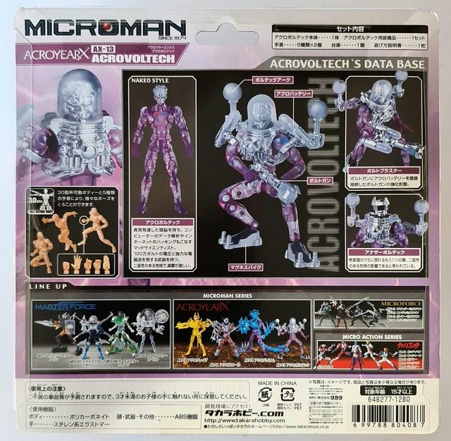 Produktbild Takara 2004 Microman Acroyear X AX-13 Acrovoltech Actionfigur