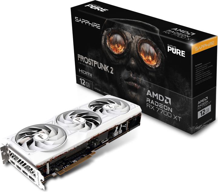 Produktbild Sapphire Radeon RX7700XT PURE Frost Punk 2 Special Edition (12 GB)
