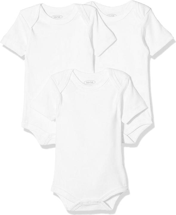 Produktbild Schnizler 3er Pack kurzarm Body Grösse 50/56 Weiss (50)
