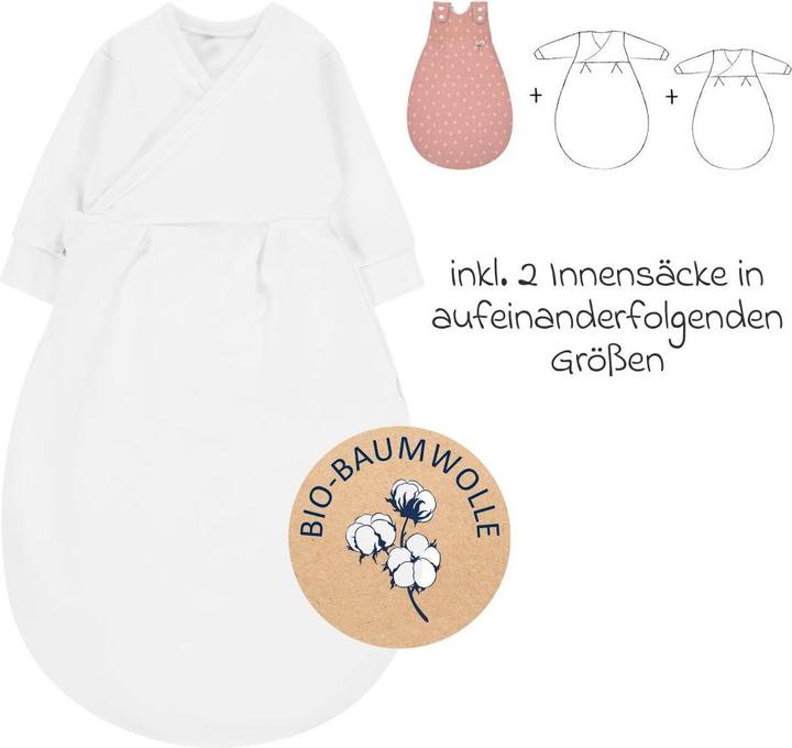 Actual product image Alvi Schlafsäcke Baby-Mäxchen 3-tlg. - Pretty - Gr. 68/74 (2.5 TOG)