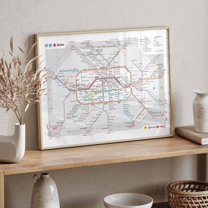 Image du produit BVG Berlin - Plan du réseau de Berlin (80 x 60 cm)