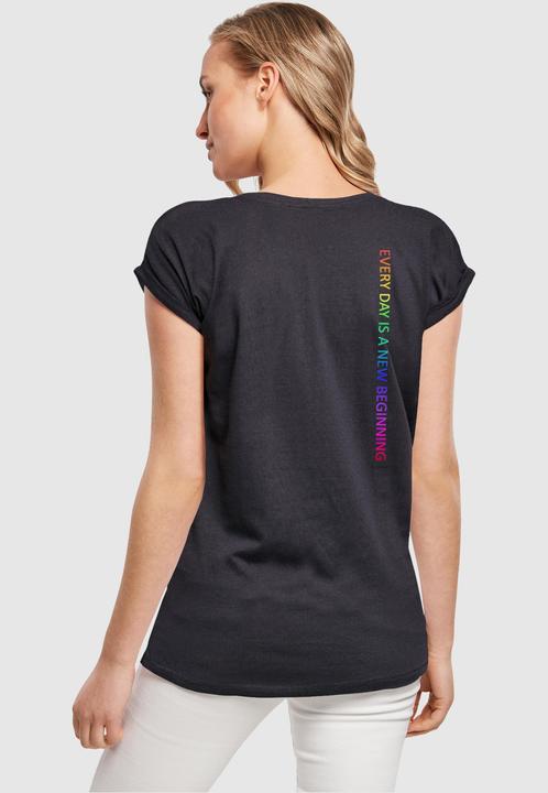Produktbild Merchcode Ladies Hope Rainbow Extended Shoulder Tee - 116599 (4XL)