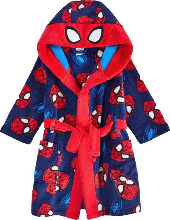 Spiderman Boys All-Over Print Hooded Robe