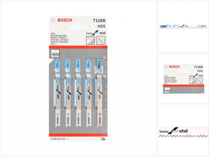 Actual product image Bosch Professional Zubehör T 118 B Basic for Metal