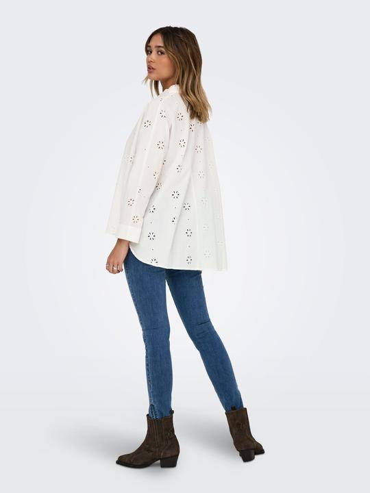 Image du produit Only Onlnew Lina Grace Ls Brod Angl Shirt Wvn (S)