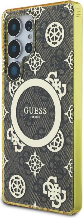 Produktbild Guess 4G Peony Pattern Case für Samsung Galaxy S25 Ultra - brown (Samsung Galaxy S25 Ultra)