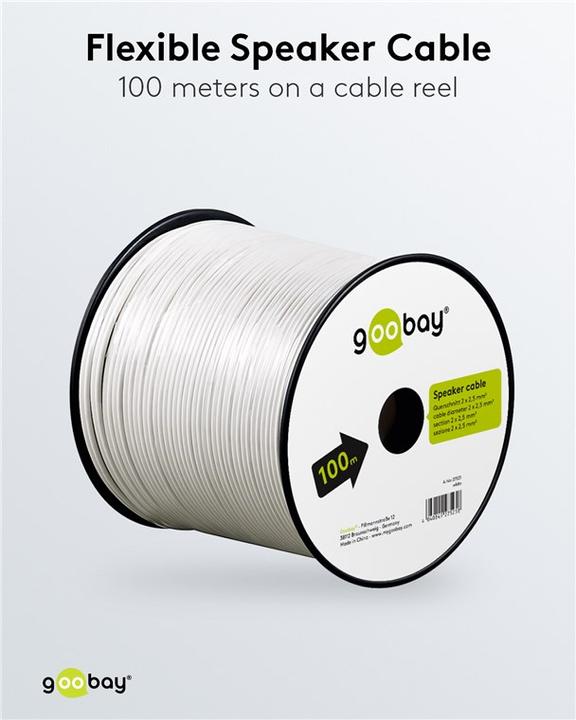 Image du produit Goobay Installez (100 m, 2.50 mm²² mm)