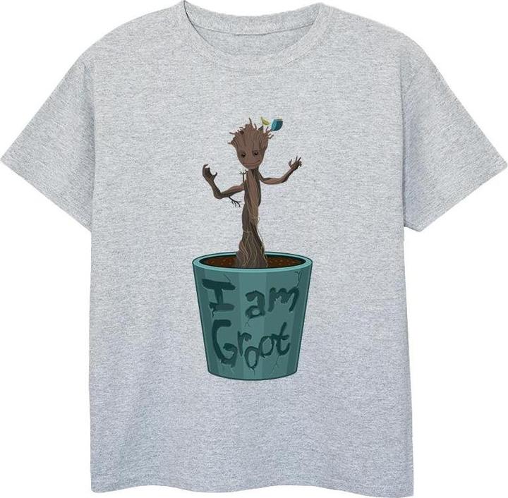 Image du produit - T-shirt GUARDIANS OF THE GALAXY GROOT FLOWER POT - Garçon (128)