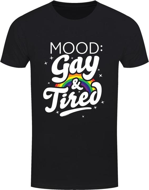 Produktbild Grindstore Mood: Gay & Tired Tshirt (L)