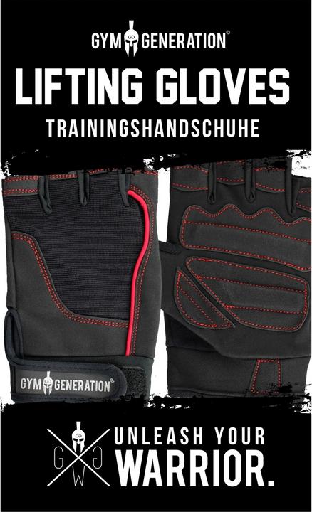 Produktbild Gym Generation Fitness Handschuhe mit Handpolster (XL)