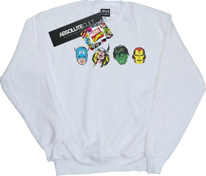 Avengers Comic Heads Sweatshirt