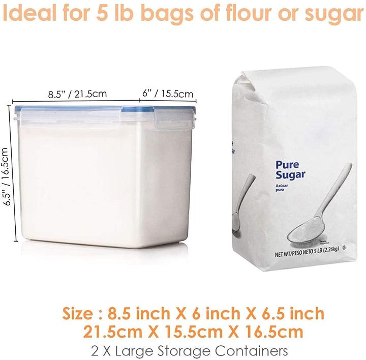 Produktbild Vtopmart Vorratsdosen Set (6 Stk, Blau)