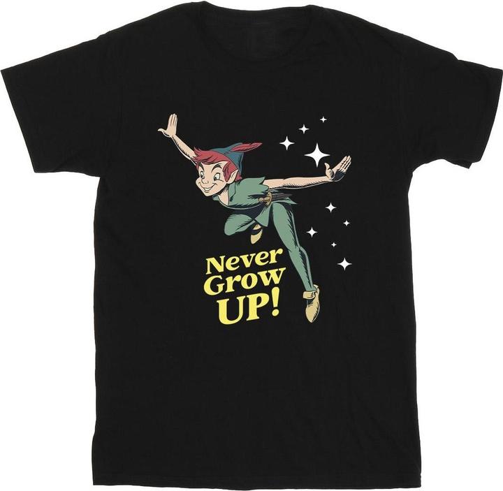 Actual product image Disney Mens Peter Pan Never Grow Up T-Shirt (M)