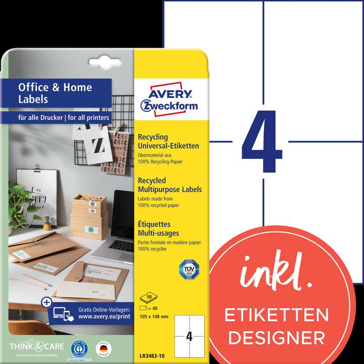 Produktbild Avery Universal-Etiketten