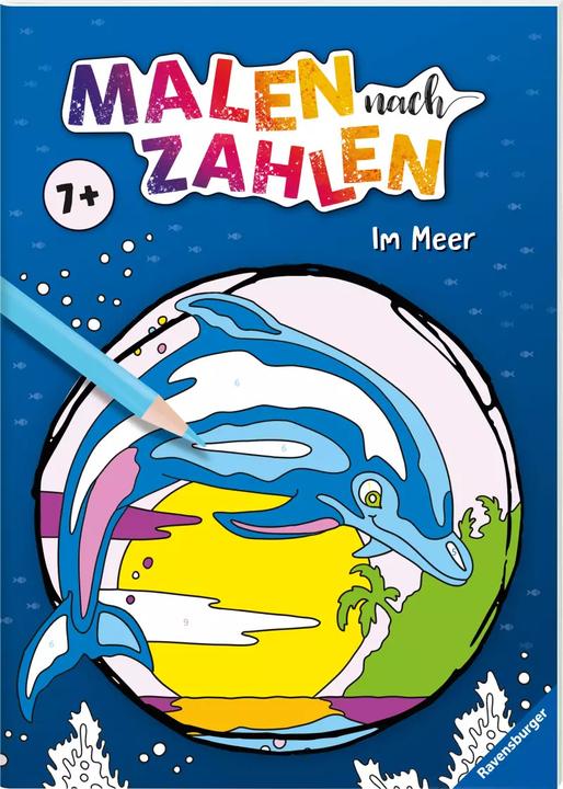 Actual product image Ravensburger Painting by numbers from 7 years: In the sea