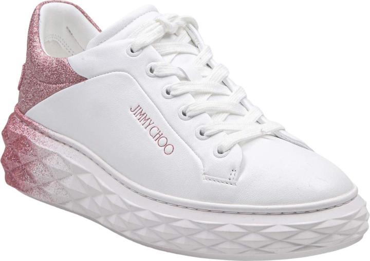 Produktbild Jimmy Choo white leather sneakers with glitter degrade (37)