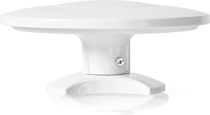 Actual product image Nedis Active HDTV antenna Active Connection type: F connector FM/UHF/VHF Reception range: 0-50 km LTE700 (46 dB, UKW / MW / LW, LTE, DVB-T / -T2)