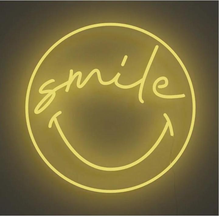 Actual product image YellowPop Smiley Yellow Smile