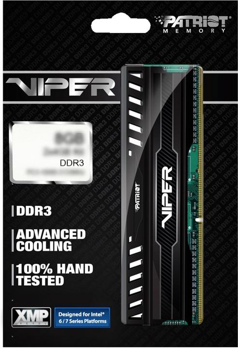 Image du produit Patriot Vipère 3 Mamba noire (2 x 8GB, 1866 MHz, RAM DDR3, DIMM)