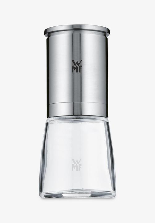 Produktbild WMF Salzmühle Pfeffermühle 14cm Keramikmahlwerk Glasbehälter De Luxe Edelstahl (Pfeffer, Salz)