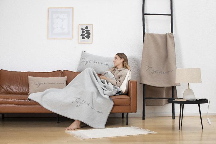 Actual product image David Fussenegger Fussenegger cotton blanket "Daydreamer" (GOTS) felt