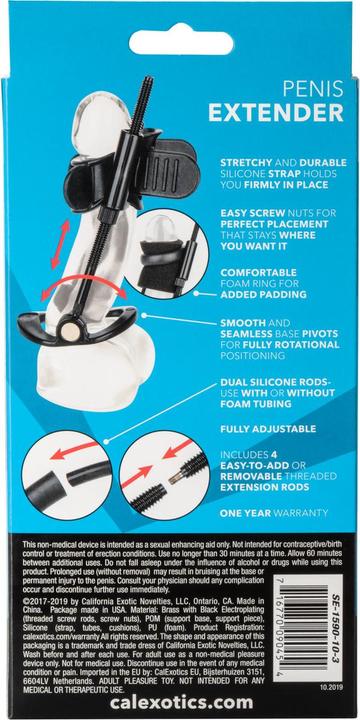 Actual product image CalExotics Penis Extender