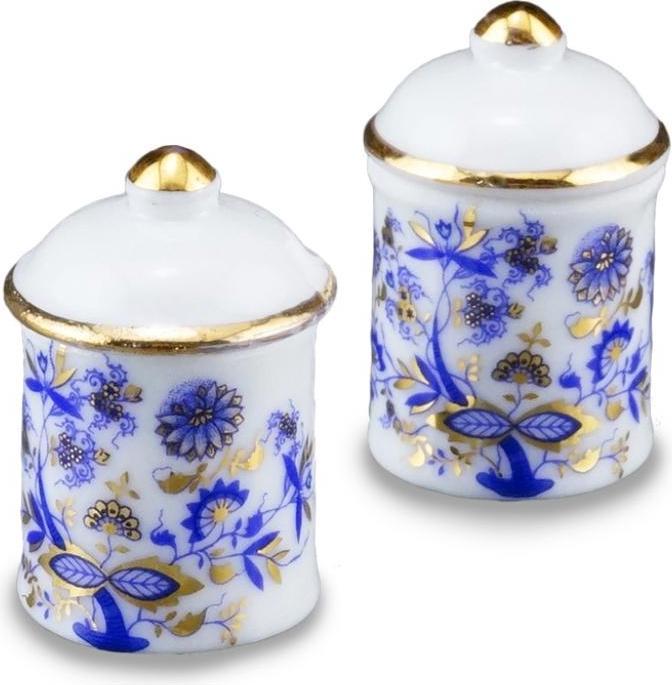 Actual product image Reutter 001.481/5 - Storage cans "Blue Onion", miniature
