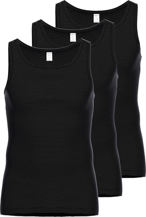 Image du produit Ammann Pack de 3 maillots de corps en jean à fines côtes / tanktops (M)