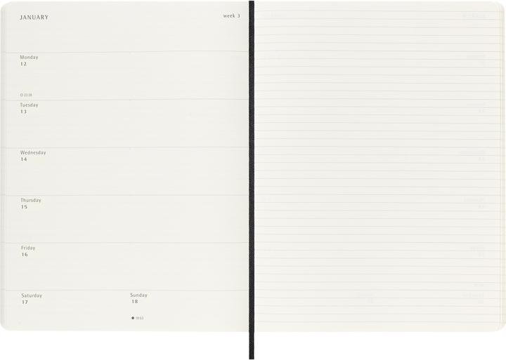 Actual product image Moleskine Geschäftsagenda Weekly (19 x 25 cm, English)