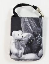 Image du produit Kögler Rétro Handytäschchen, 2Teddybären / sofa, Mario Mo