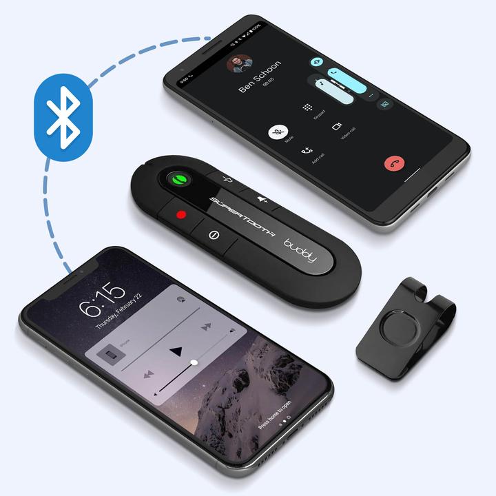 Productafbeelding Supertooth Buddy draagbare Bluetooth HFCK geïntegreerde batterij