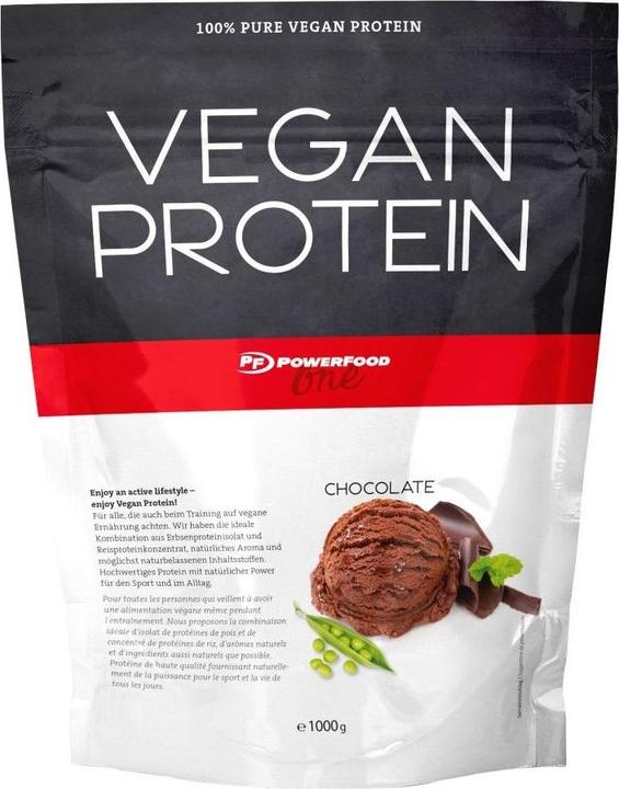 Produktbild PowerFood One Vegan Protein (Schokolade, 1 Stk., 1000 g)