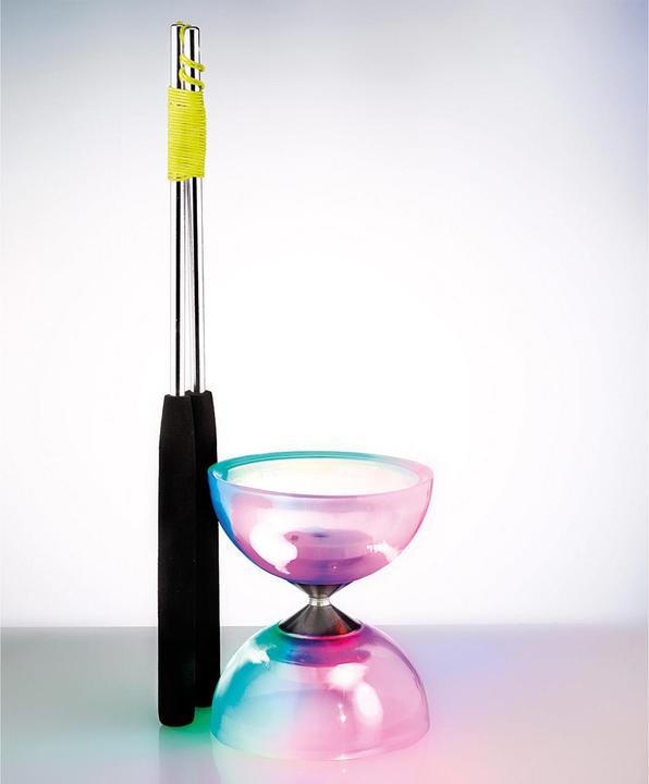 Produktbild Eureka! Diabolo mit LED-Beleuchtung und Aluminium Sticks