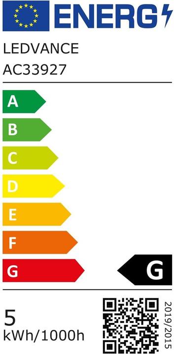 Energy Label Ledvance Smart+ Wifi Spot (GU10, 5 W, 350 lm, 1 x, G)