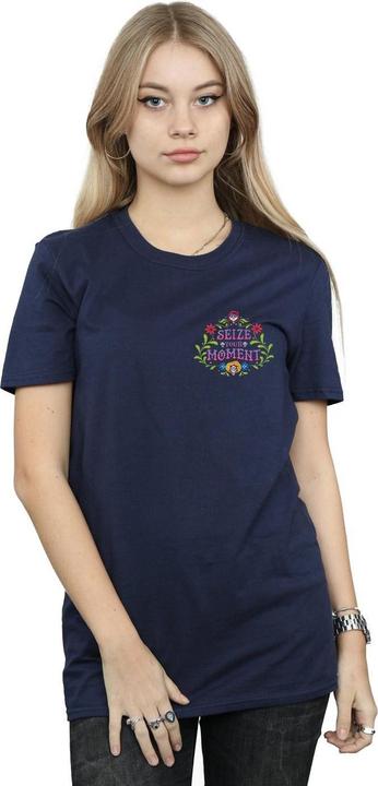 Actual product image Disney Womens/Ladies Coco Seize Your Moment Cotton Boyfriend T-Shirt (XL)