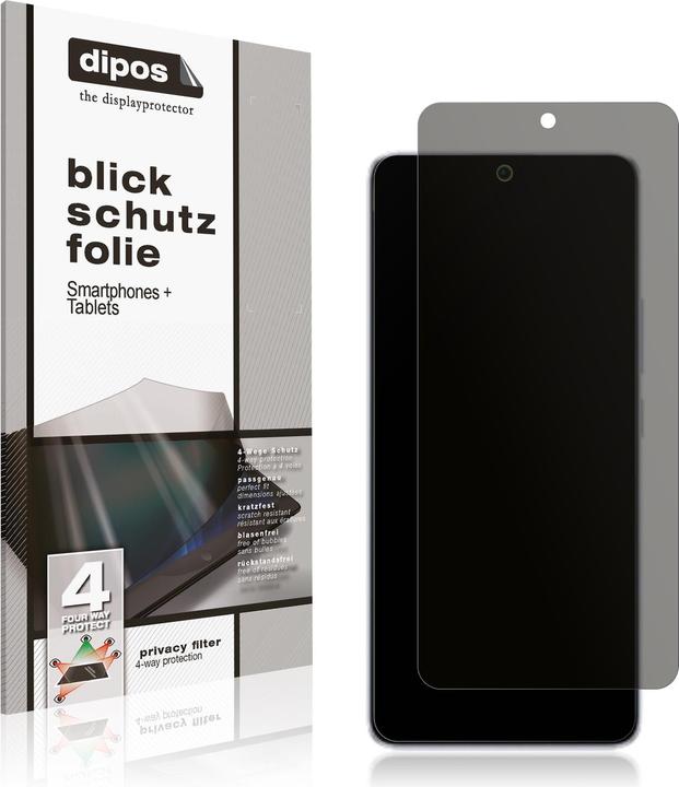 Produktbild Dipos Privacy Blickschutzfolie 4-Way (1 Stück, Xiaomi Redmi Note 13 Pro 5G)