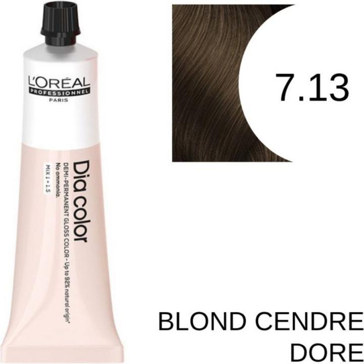 Immagine prodotto L'Oréal Paris Loreal DIA Colour 7.13 Biondo Medio Cenere Oro 60 ml (7,13 Biondo cenere dorato)