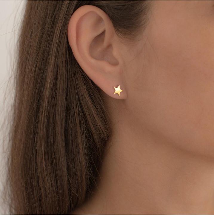 Immagine prodotto Glanzstücke München Stella da donna in argento sterling e oro giallo - 11106 (Argento)
