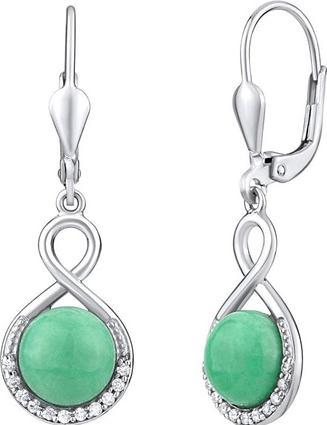 Image du produit Silvego Boucles d'oreilles en argent avec jadéite naturelle JST14710JA