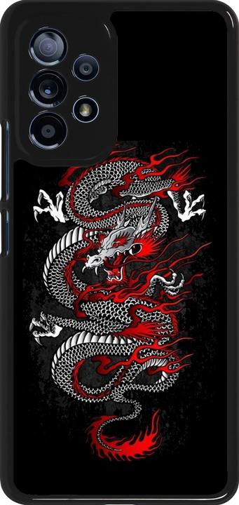 Actual product image PhoneLook Coque Japanese style Dragon Tattoo Red Black (Samsung Galaxy A53 5G)