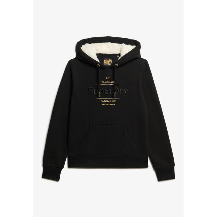 Produktbild Superdry hoodie damen uperdry luxe metallic logo (S)