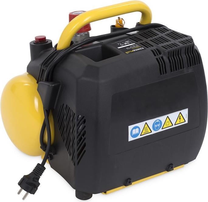 Produktbild Powerplus Kompressor 1100W - 6l kein öl 1,5hp (8 Bar, 6 l)