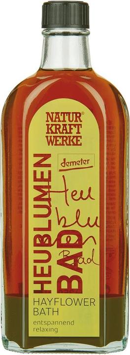 Immagine prodotto NaturKraftWerke Fiori di fieno da bagno Demeter (250 ml, Oli da bagno)