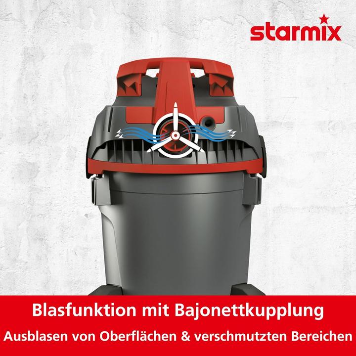 Actual product image starmix All-purpose vacuum cleaner coarse dirt accessory uClean1432ST (Wet dry vacuum cleaner)
