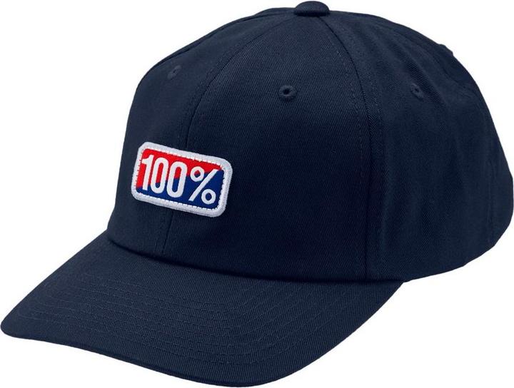 Image du produit 100% CASUAL Select Dad Hat Navy OSFM Casquette, Noir, Standard, Unisexe, Adulte