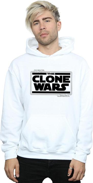 Produktbild Star Wars Clone Wars Logo Kapuzenpullover (L)