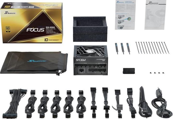 Produktbild Seasonic Focus GX ATX 3.0 (850 W)