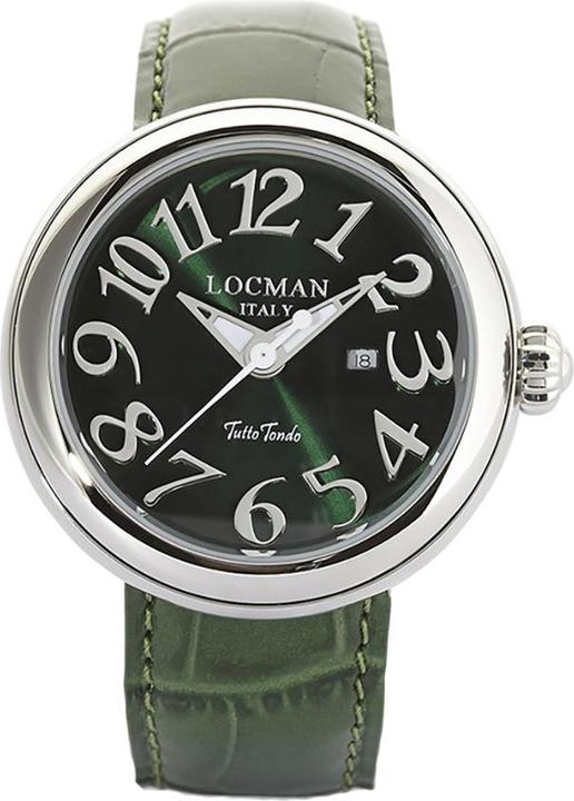 Produktbild Locman Italy Damenuhr Tutto Tondo grün Ref. 0360 (Analoguhr, 40 mm)